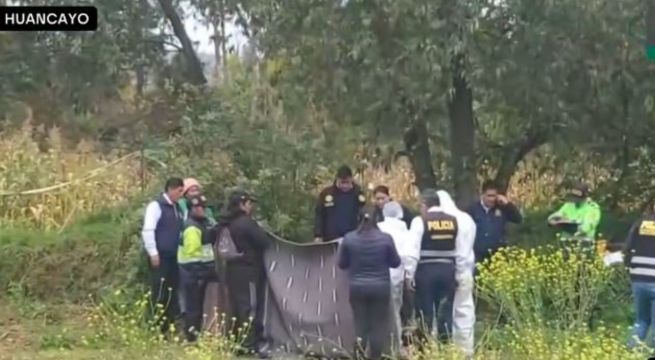 Hallan sin vida a joven madre en canal de riego en Huancayo