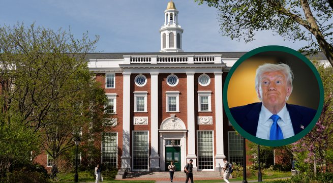 Trump da plazo de tres días a Harvard para brindar información sobre protestas en las que hayan participado sus alumnos