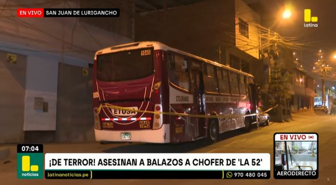 Matan a balazos a chofer de la empresa de transporte Etusa