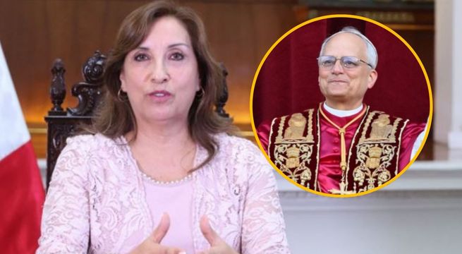 Dina Boluarte tras elección del papa León XIV: “Dios ama al Perú”
