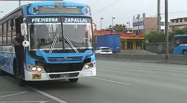 Acuchillan a chofer de bus 'El Chino' en plena ruta con pasajeros a bordo