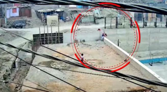 Lurigancho-Chosica: niña grave tras caer de muro de 8 metros en obra abandonada