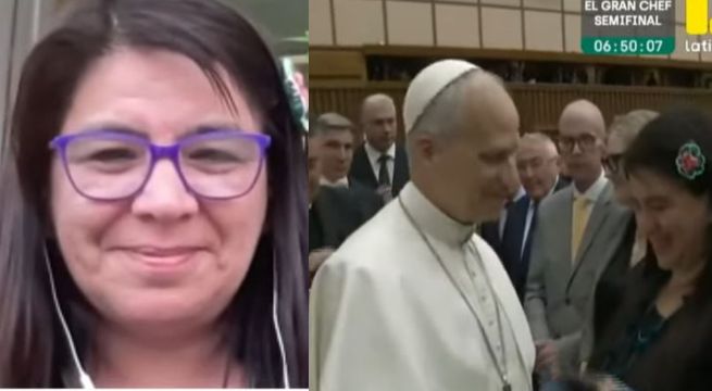 Periodista peruana narra su emocionante encuentro con el papa León XIV en el Vaticano