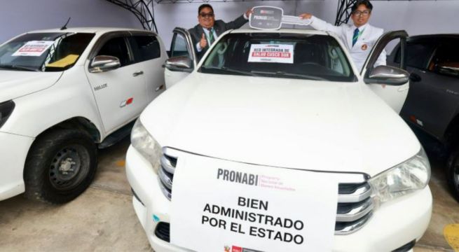 Policía, Poder Judicial y municipios serán equipados con vehículos incautados