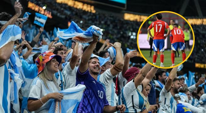Hinchas argentinos se burlaron de Chile tras quedar eliminados del mundial | VIDEO